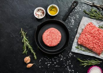 Raw Minced Meat Or Ground Meat