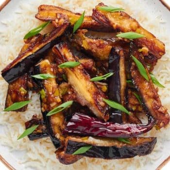 Spicy Eggplant With Pork Mince