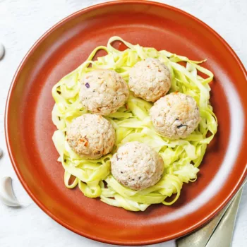 Turkey Meatballs With Zucchini Noodles