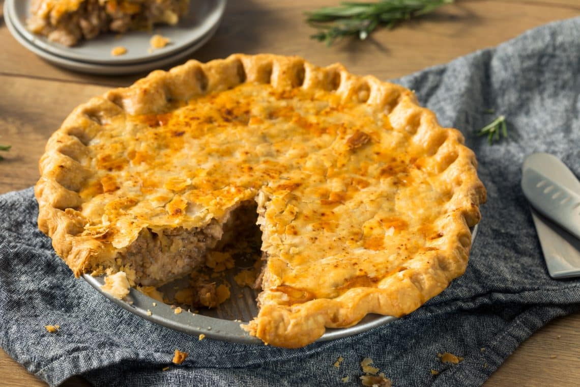 Beef, Pork And Mushroom Pie With An Asian Twist