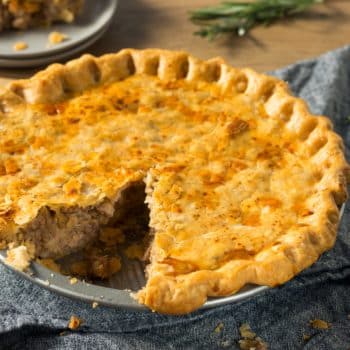 Beef, Pork And Mushroom Pie With An Asian Twist