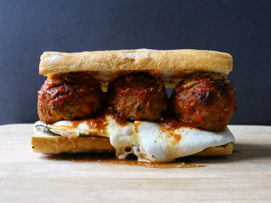 Herbed Turkey Meatball Subs