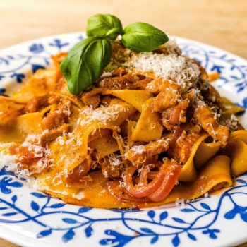 Easy Ragu With Pappardelle