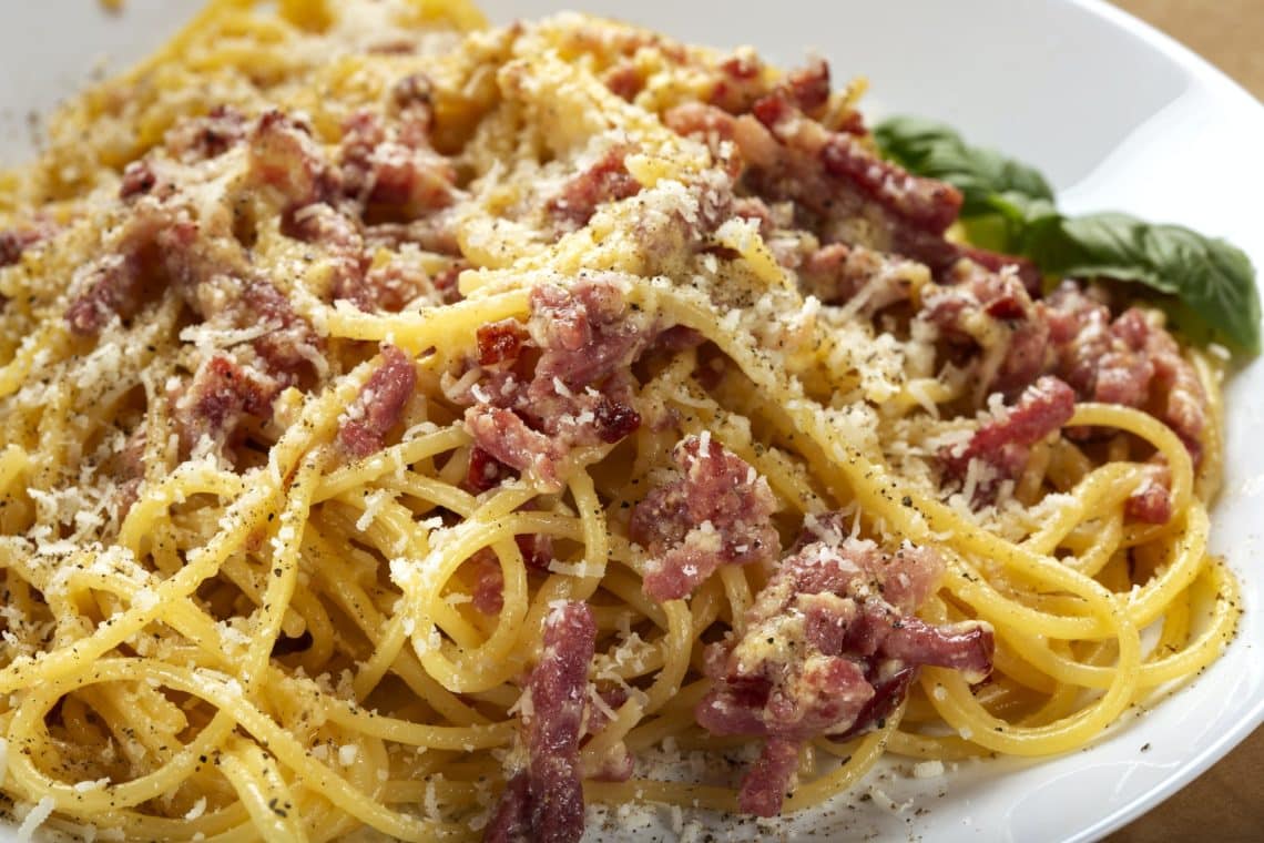 Pork Spaghetti Carbonara