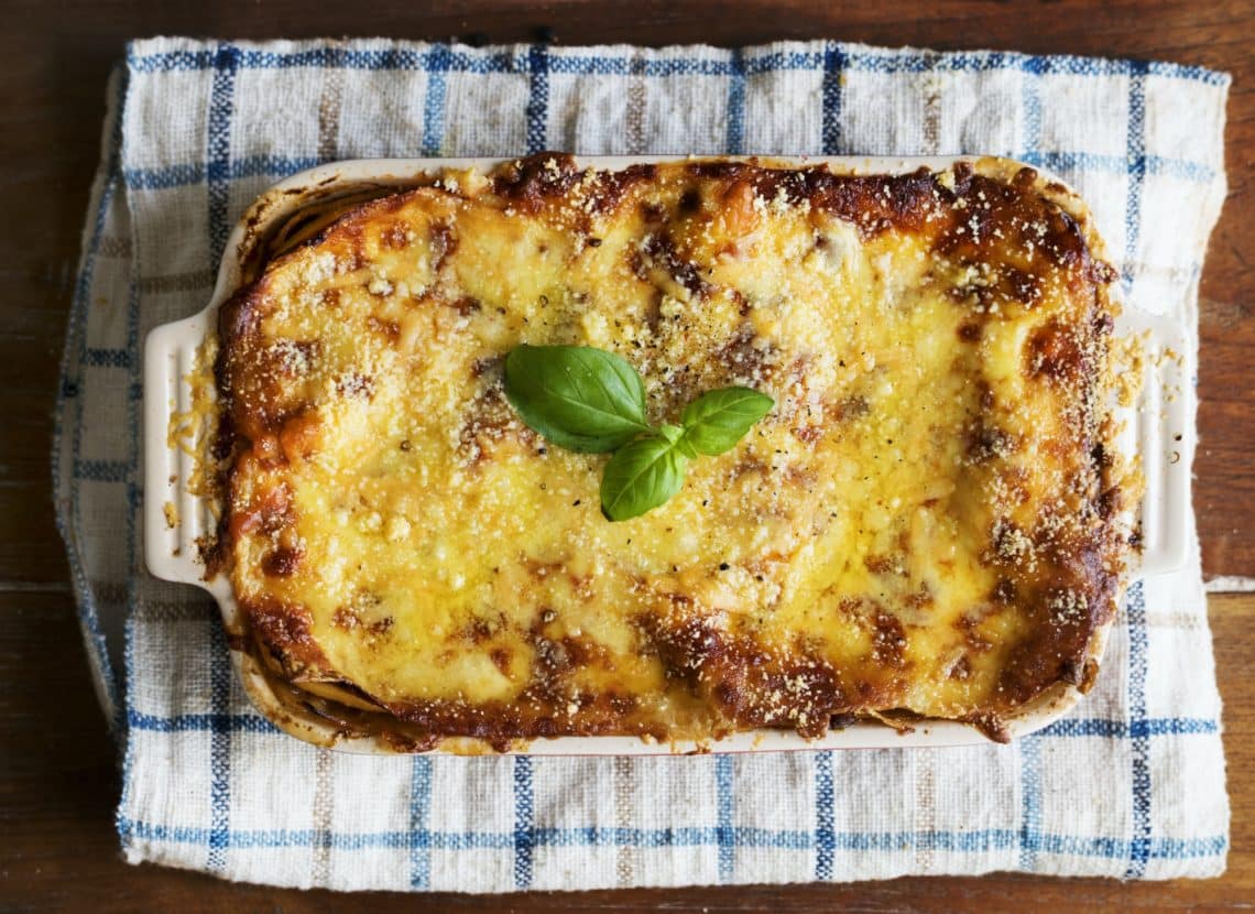 Chicken and Kale Lentil Lasagna