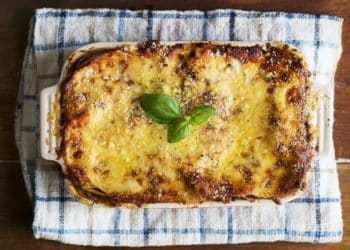 Chicken And Kale Lentil Lasagna
