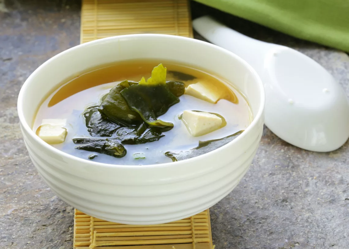 Japanese Miso Soup With Tofu