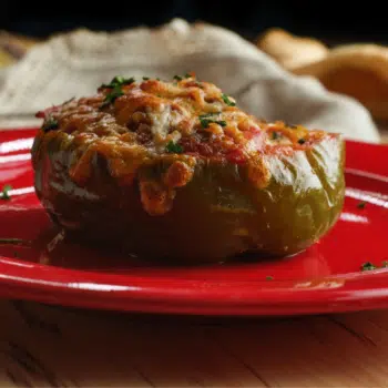 Mixed Herbs And Turkey Stuffed Bell Peppers