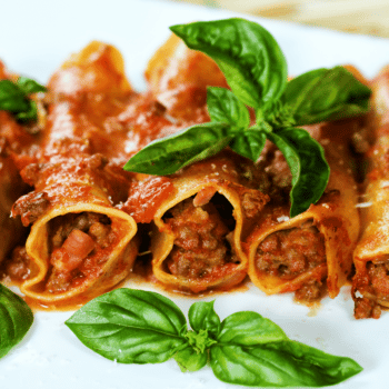 Italian Cannelloni Al Forno