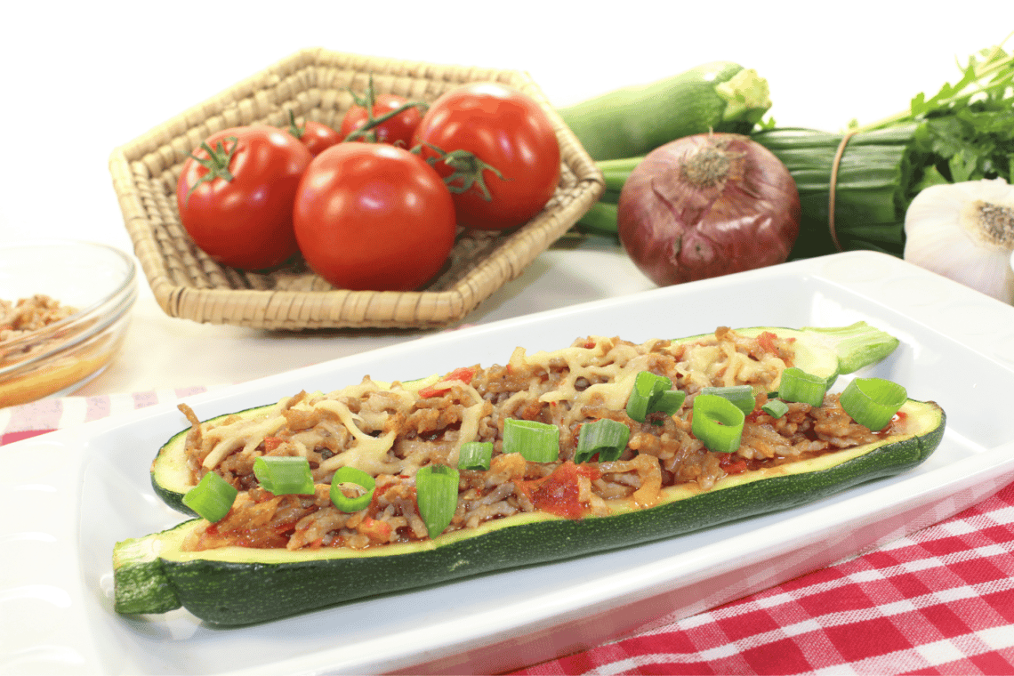 Stuffed Courgettes
