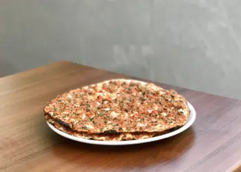 Turkish Lamb Pizza