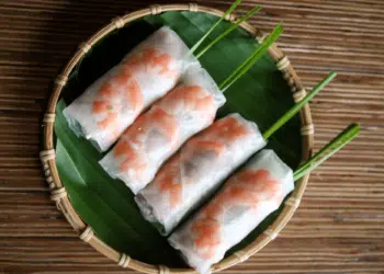 Vietnamese Inspired Shrimp And Pork Spring Rolls