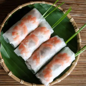 Vietnamese Inspired Shrimp And Pork Spring Rolls