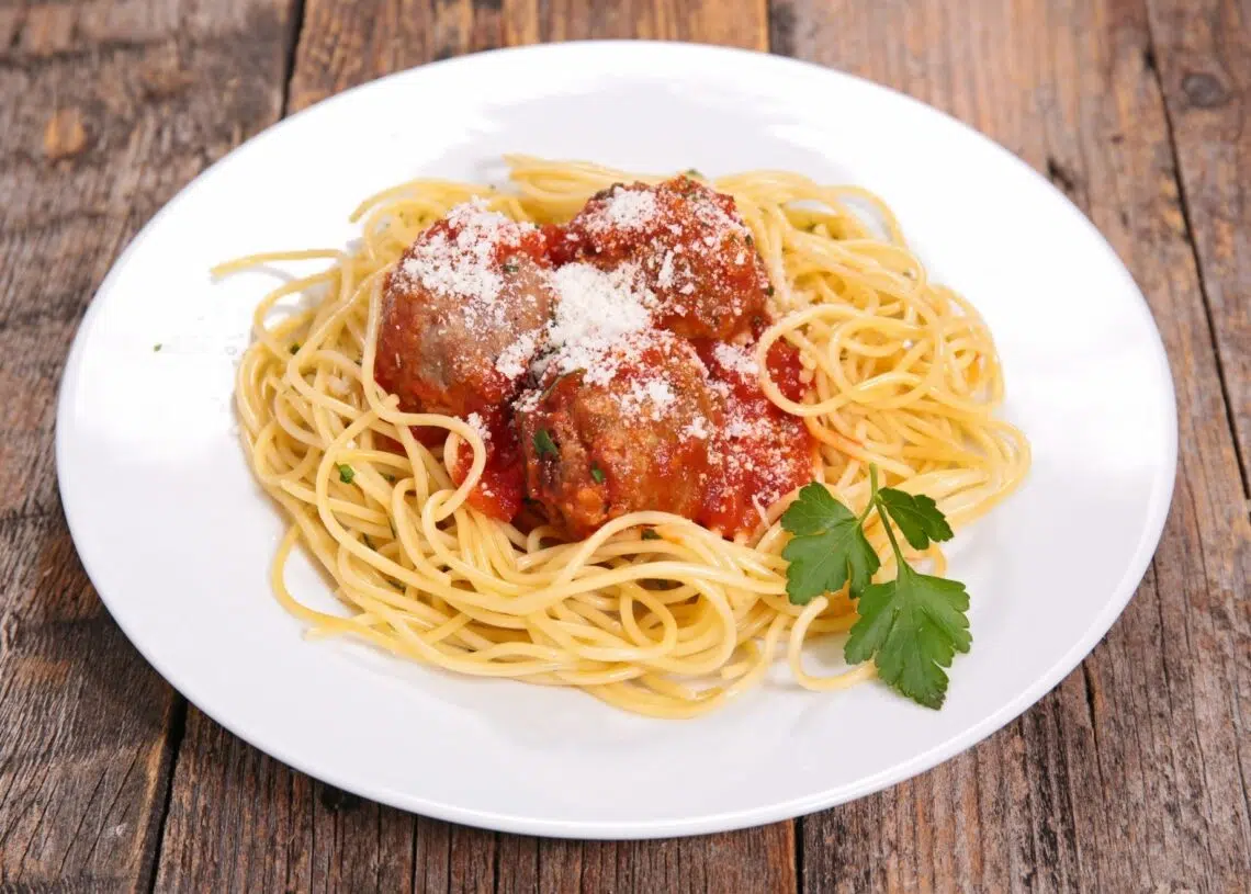 Guilt Free Skinny Spaghetti And Meatballs