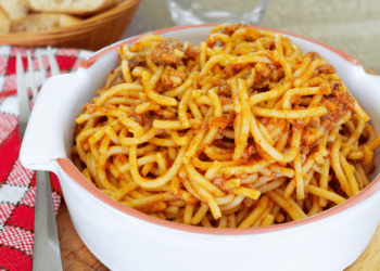 Delicious Sweet Potato Pasta With Bolognese