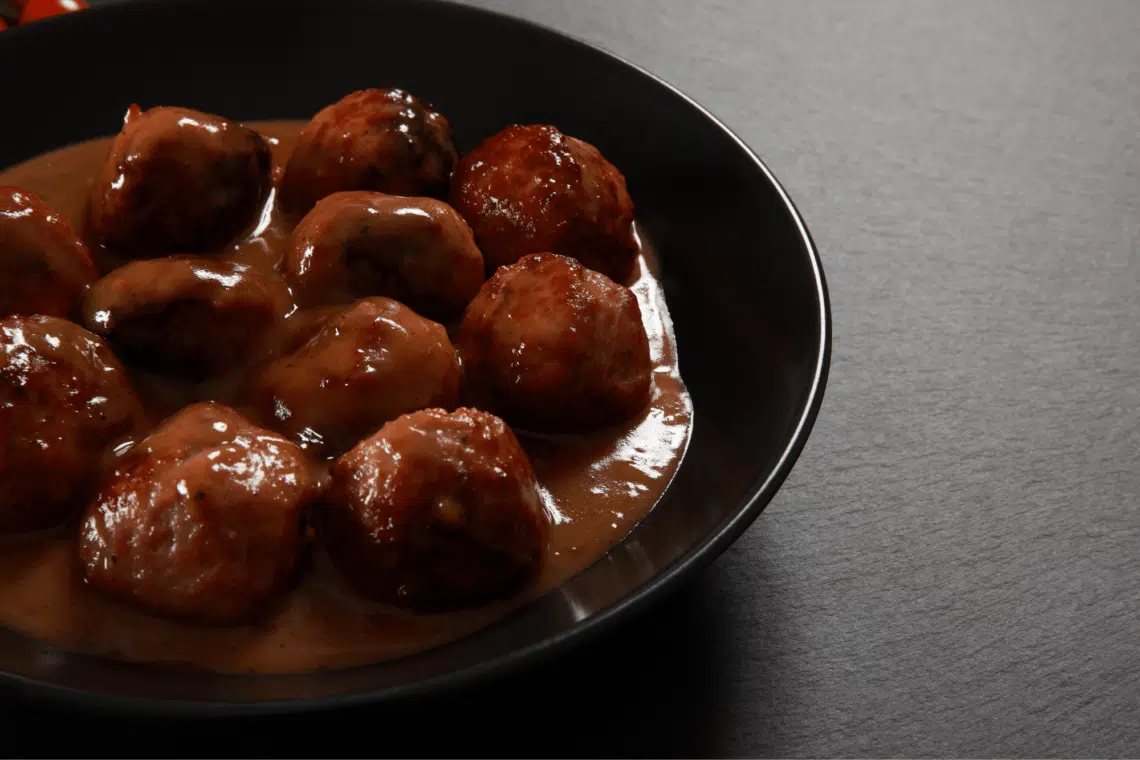 Flavorful Meatballs With Honey And Mustard Sauce Recipe