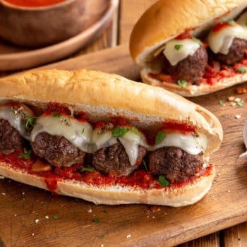 Two Servings of Delicious Philly Cheesesteak Meatballs