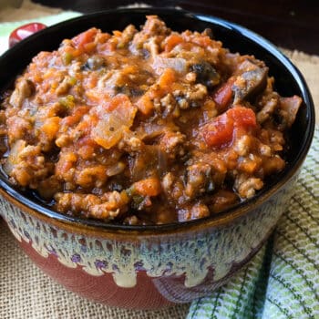 picture of Beef and Mushroom Chili