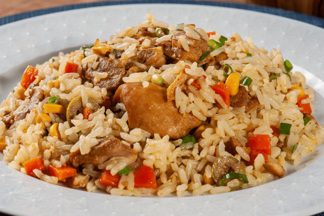 Irresistible Chicken With Spiced Rice Recipe