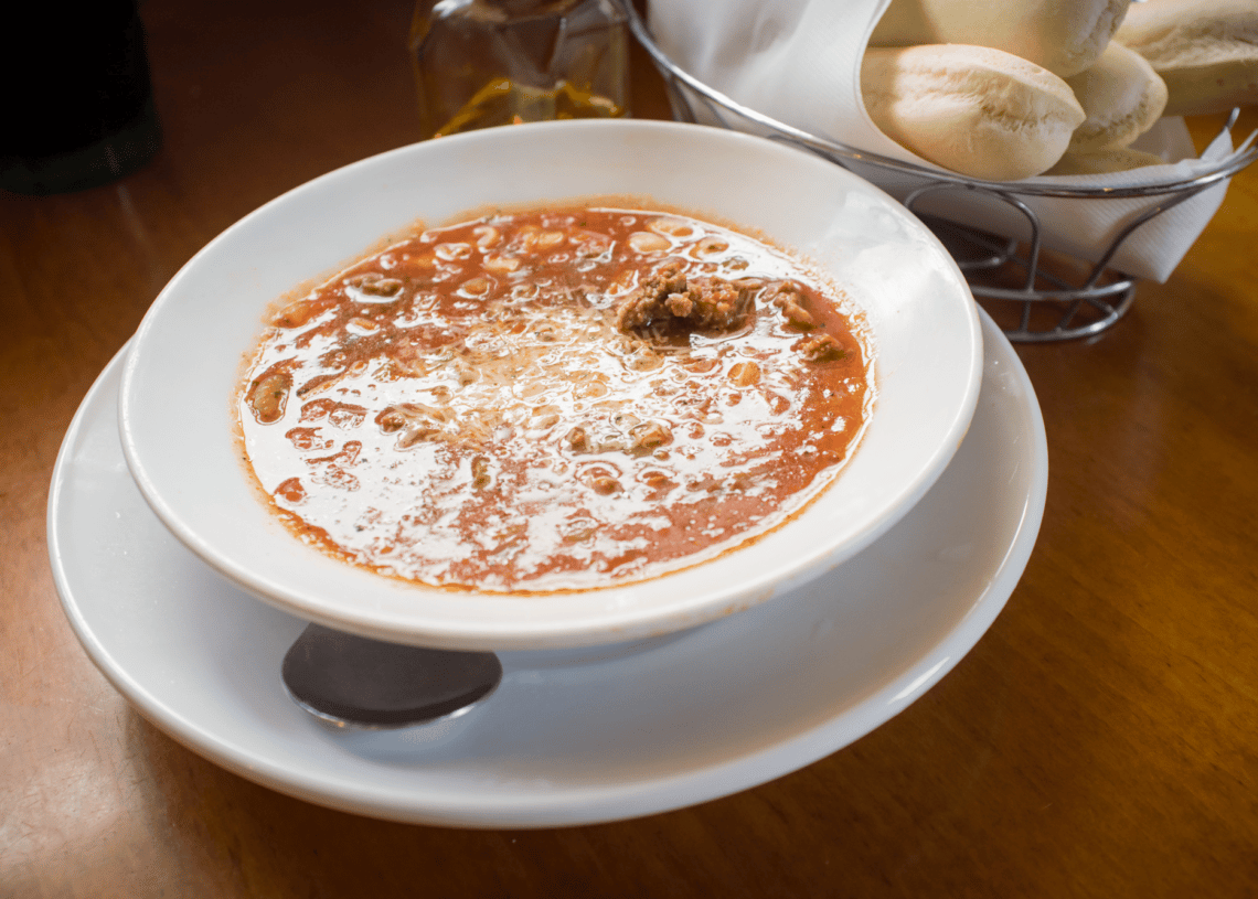 Savoury Quinoa E Fagioli Soup Recipe