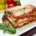 A Slice Of Heavenly Low-Carb Lasagna With Basil On The Side
