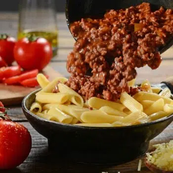 Penne Pasta With Ground Beef