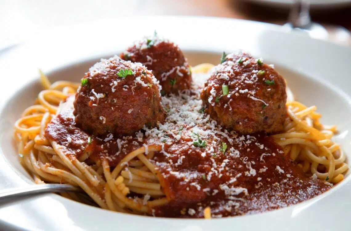 The Perfect Spaghetti And 3-Meat Meatballs