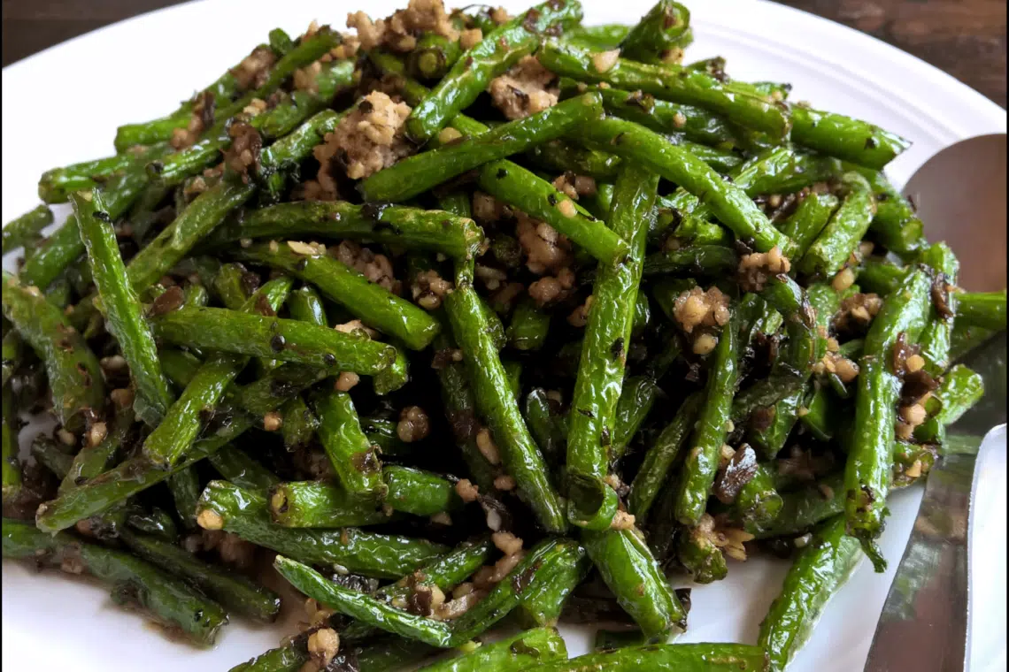 Authentic Chinese Green Beans With Pork Recipe