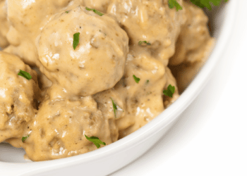 Creamy Swedish Meatballs With Mushroom Gravy Recipe