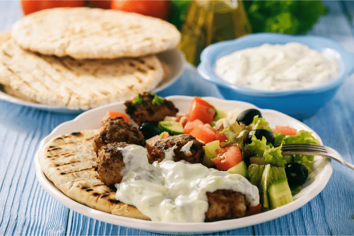 Hearty Keftedes With Tzatziki Recipe