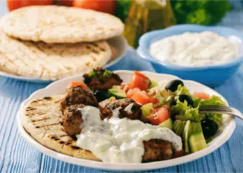 Hearty Keftedes With Tzatziki Recipe