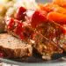 Sliced Easy Keto Meatloaf With Carrots