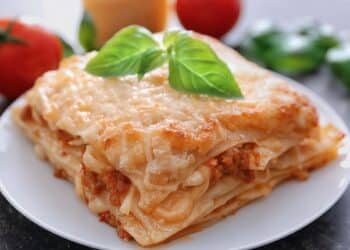 How To Make The Best Gourmet Lasagna With Basil On Top