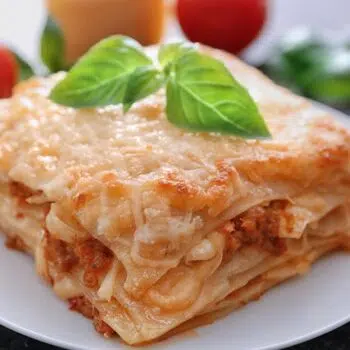 How To Make The Best Gourmet Lasagna With Basil On Top