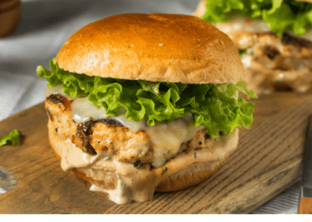 Refreshing Cilantro Chicken Burger Recipe