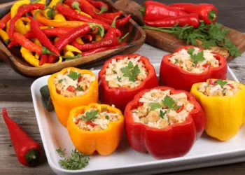 Delightful Stuffed Peppers With Quinoa And Ground Chicken