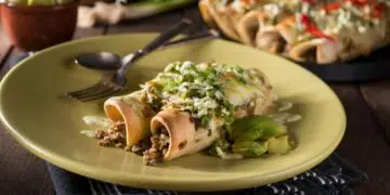 Healthy Paleo Chicken Enchiladas With Guacamole