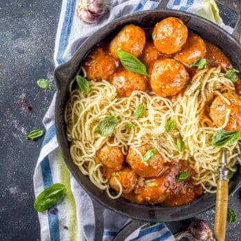 The Best Chicken Parmesan Meatballs