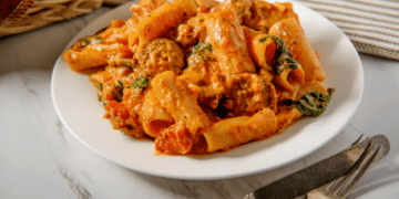 Heavenly Pasta With Hot Italian Sausage Recipe