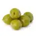 Green Olives Fruits Isolated On White Background Cutout