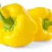 Isolated Yellow Bell Peppers