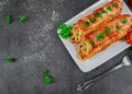 Cheesy Cannelloni Stuffed With Beef Mince