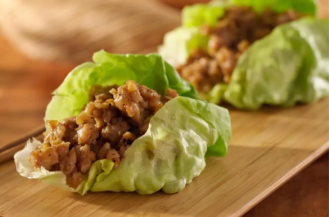 Simplified Chinese Lettuce Wraps