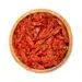Sun Dried Tomatoes, Julienne Strips In A Wooden Bowl, From Above
