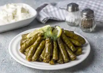 Juicy Grape Leaves With Beef And Rice Filling