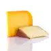 Gouda Cheese On White Background