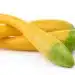 Yellow Zucchini On White Background