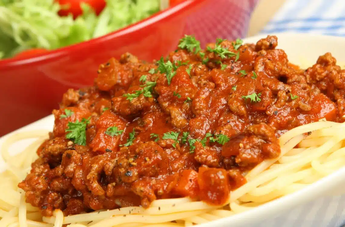 The Best Spaghetti And Meat Sauce