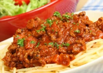 The Best Spaghetti And Meat Sauce